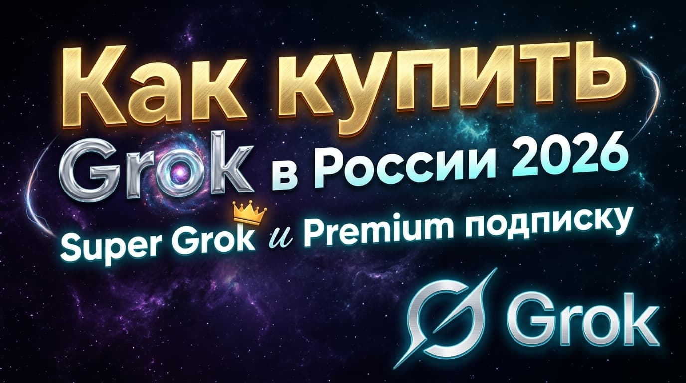 Как купить Grok (Грок) и Super Grok в России 2026 — оплата МИР, СБП и через посредника без карты Visa пошагово