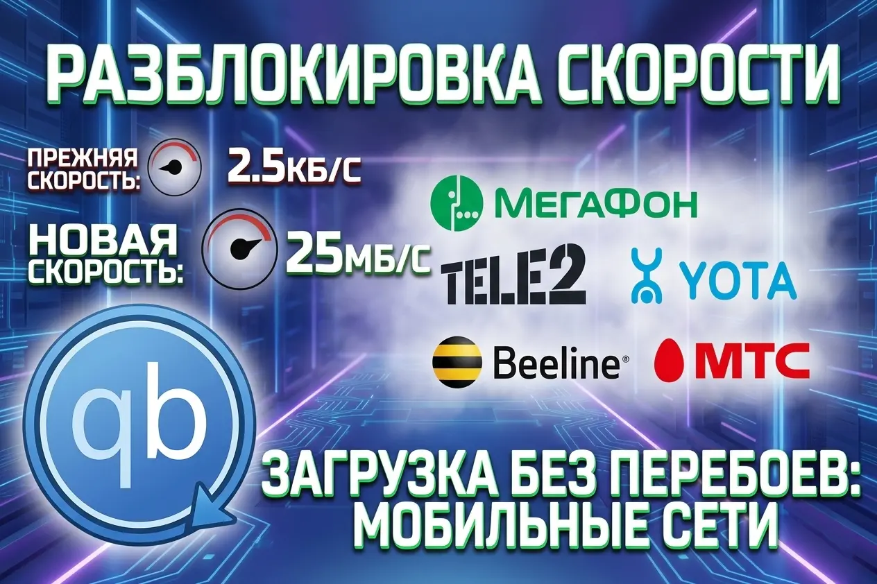 Провайдер режет скорость торрента до нуля в 2026: как обойти ограничение и скрыть трафик