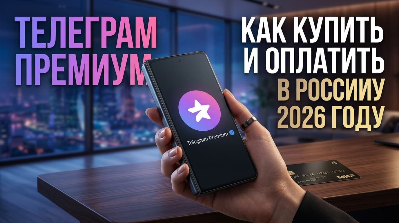 Как купить и оплатить Telegram Premium (Телеграм Премиум, ТГ Премиум) в России в 2026 году — на iPhone, Android, через МИР и СБП, Озон, Сбербанк, МТС и бот: все рабочие способы