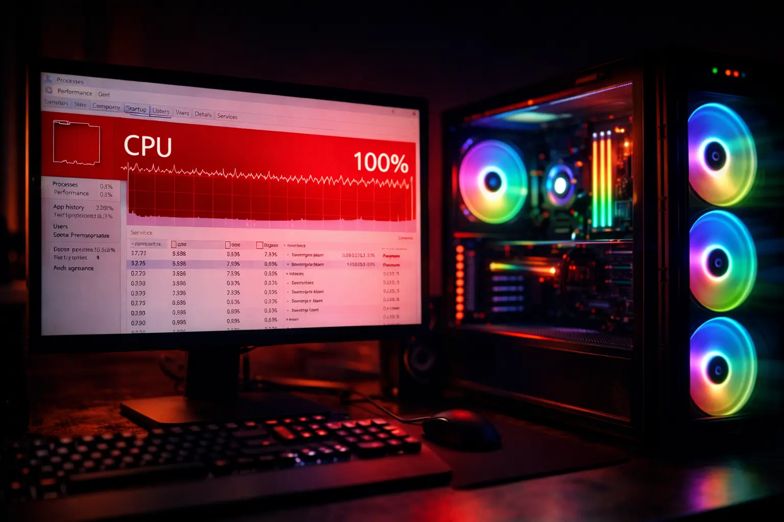 Почему процессор загружен на 100% в простое и играх: как снизить