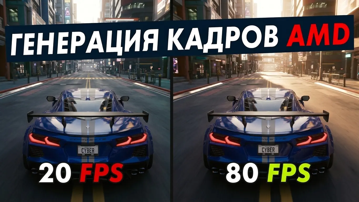 Как включить AMD FSR (3.0, 3.1, 4.0) и генерацию кадров — для RX 580 и любой видеокарты