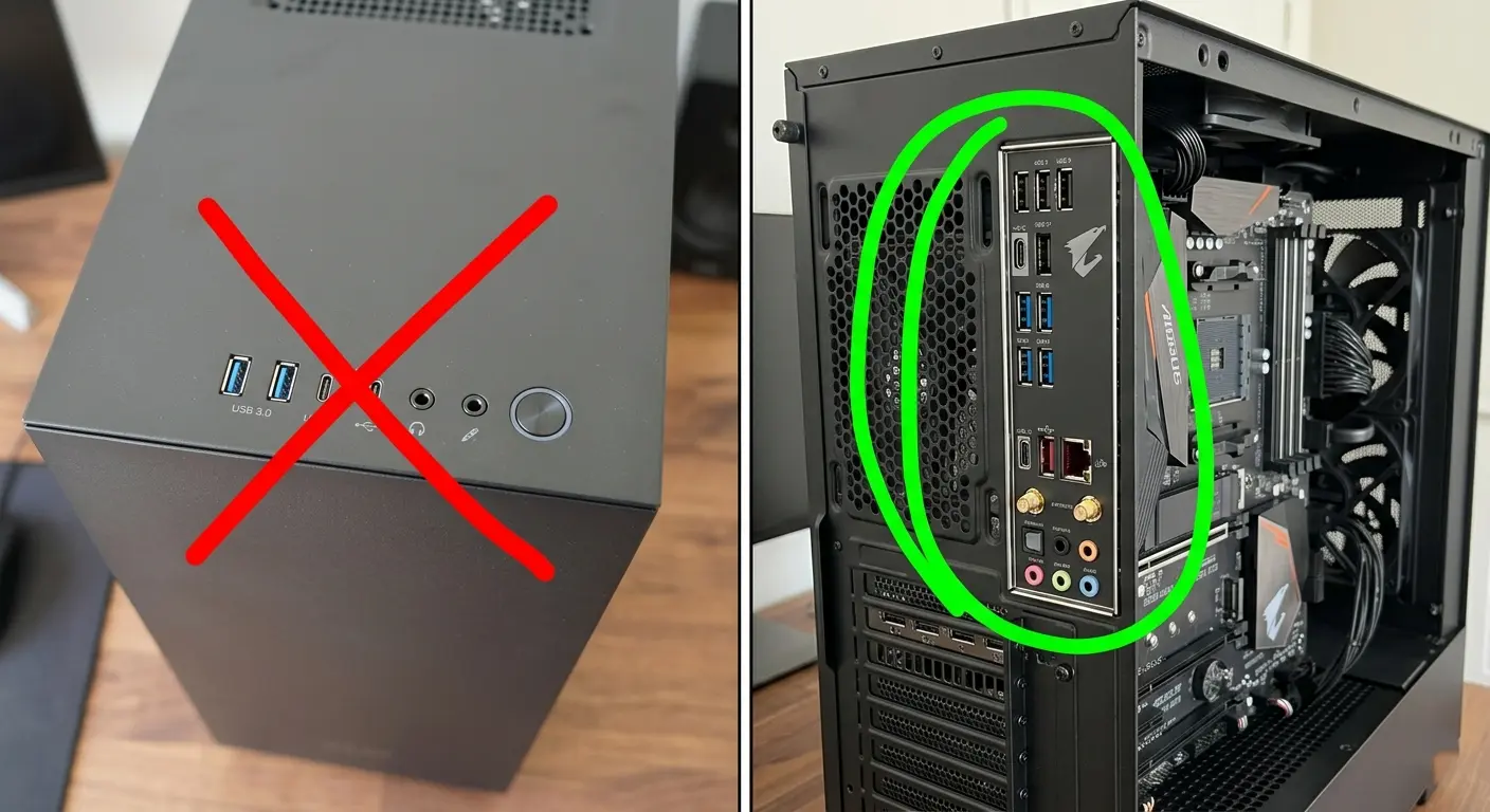 Сравнение стабильности подключения USB к передней панели корпуса и напрямую к материнской плате