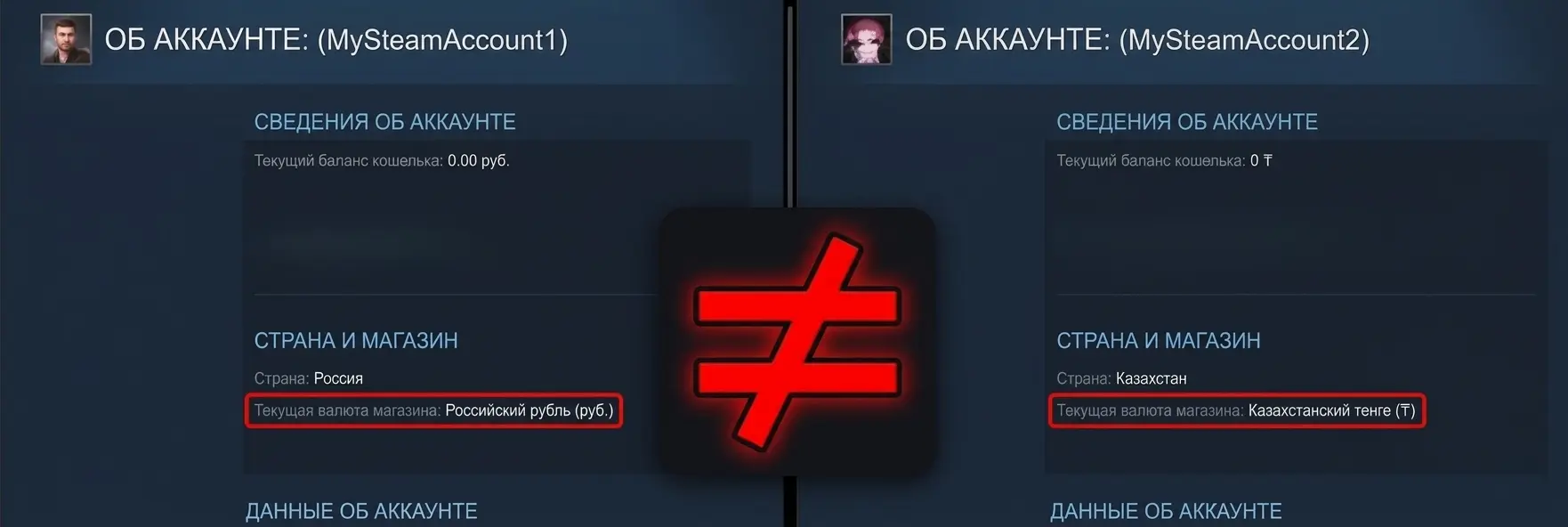 Несовпадение регионов и валют в Steam как причина блокировки семейного доступа